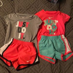 2 Nike shorts outfits